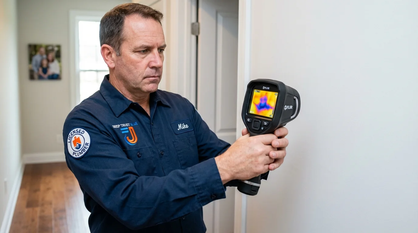 Thermal imaging leak detection by Johns Plumbing LLC in Hale Center